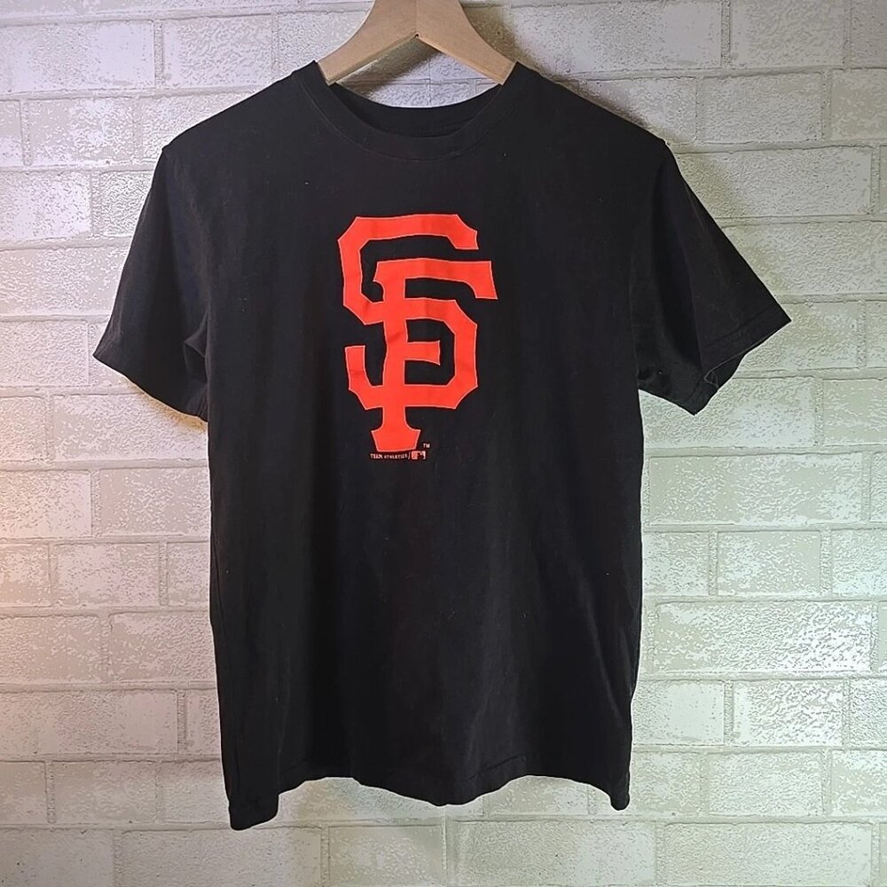 MLB Baseball San Francisco Giants SF T-Shirt Imprint Black ~ Youth Unisex Large